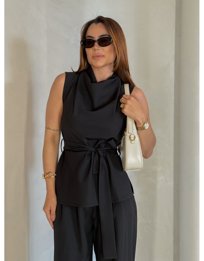 Conjunto Calça Bruxelas Preto 