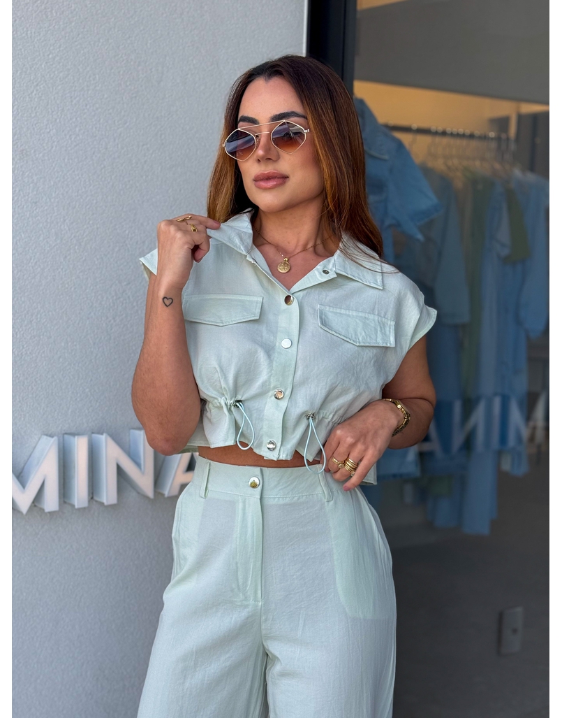 Conjunto Calça Natalia Verde