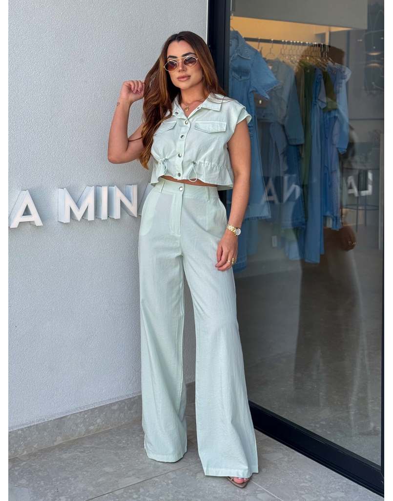 Conjunto Calça Natalia Verde