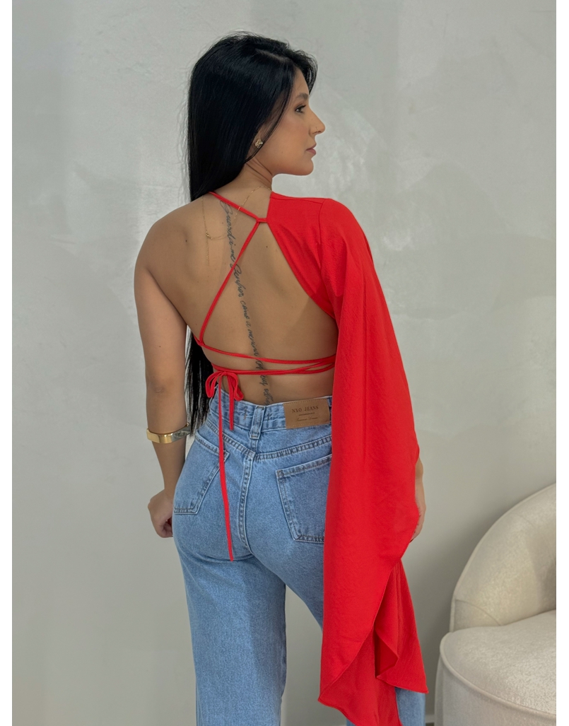 Cropped Gênova Vermelho