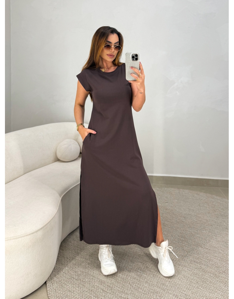 Vestido Muriel Café 