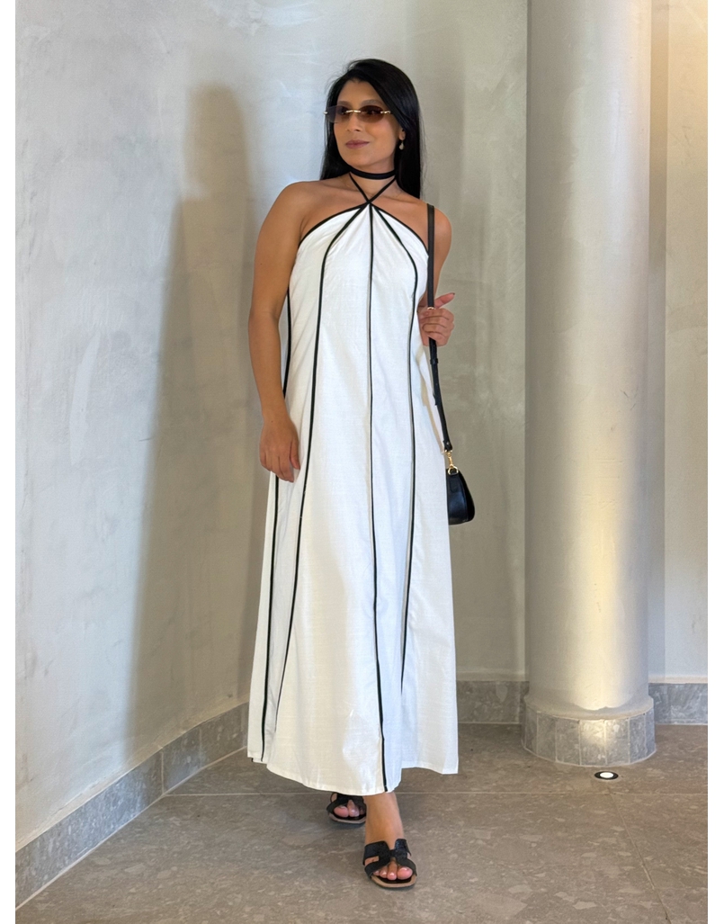 Vestido Frente Única Grécia Off