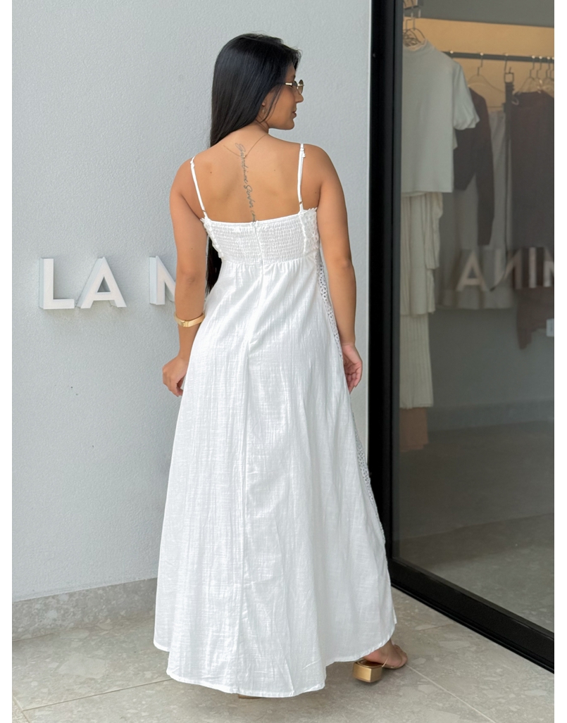 Vestido Laise Alcinha Madeline Branco