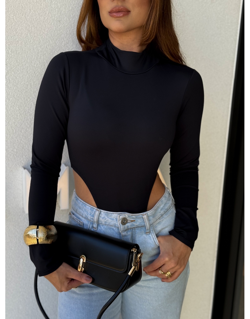 Body Manga Longa Nádia Preto