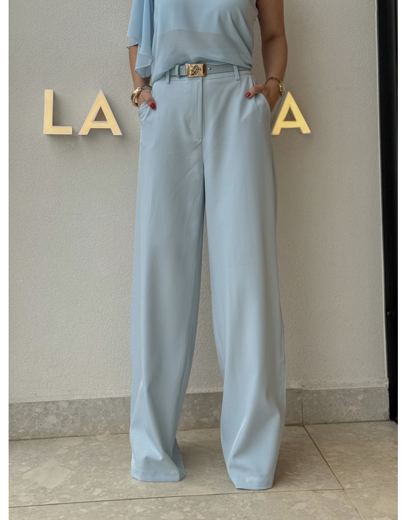 Calça Pantalona Beatriz Azul