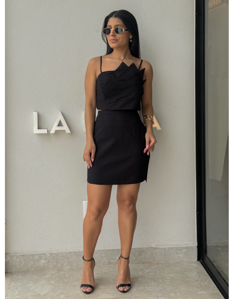 Conjunto Saia Moara Preto