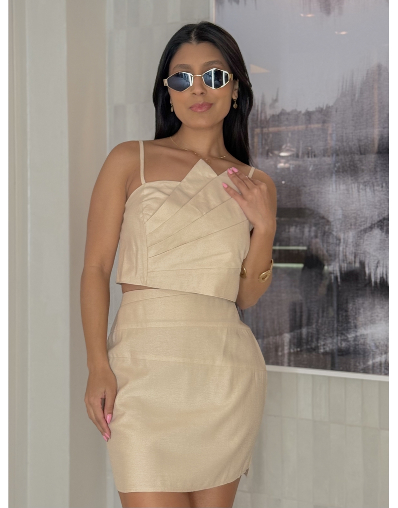 Conjunto Saia Moara Areia 