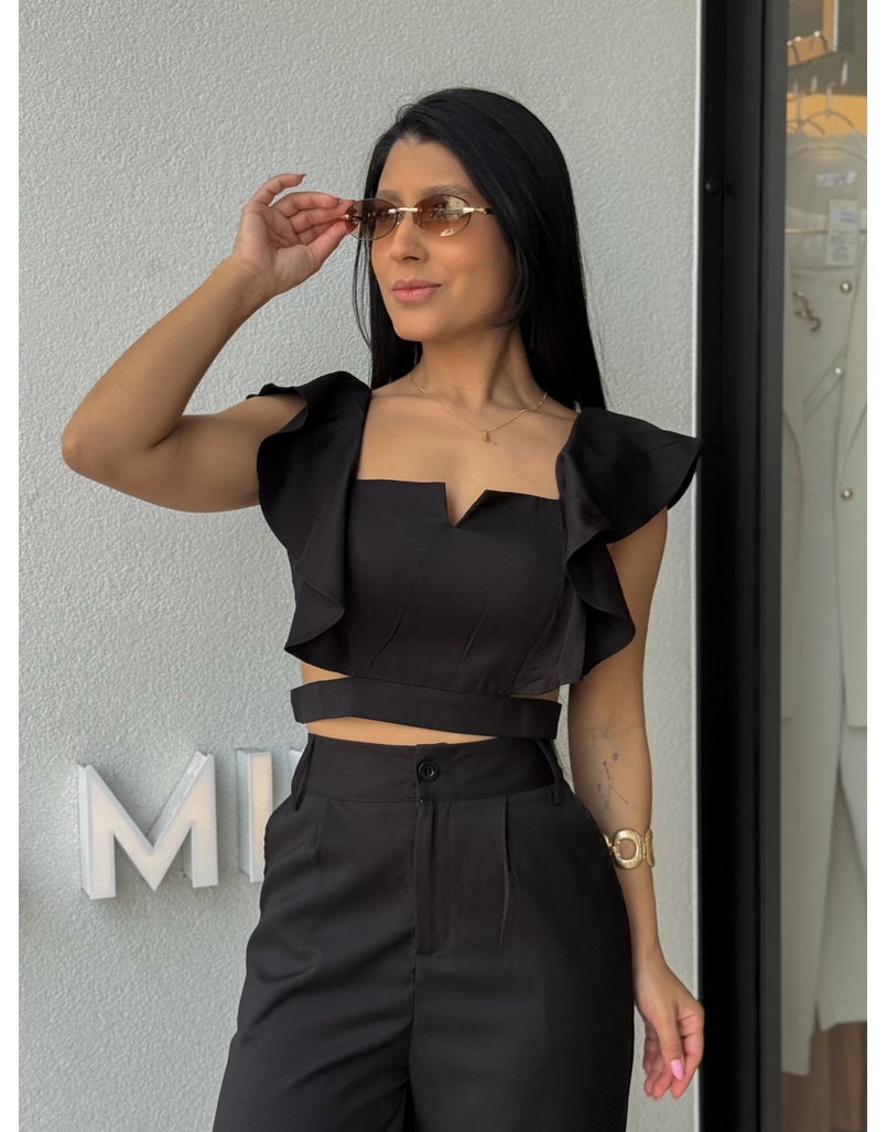 Conjunto Calça Isadora Preto