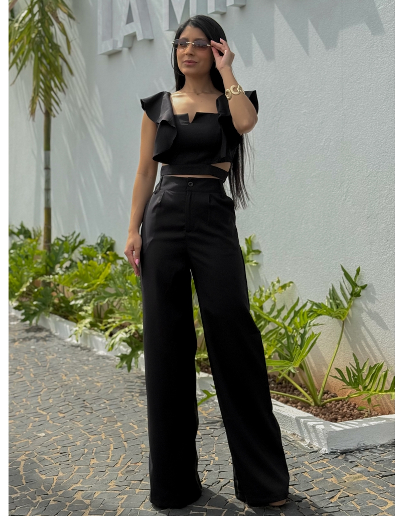 Conjunto Calça Isadora Preto