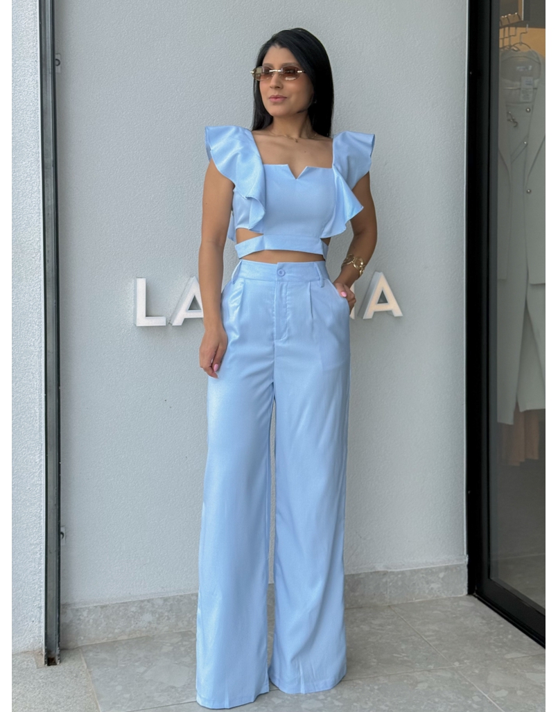 Conjunto Calça Isadora Azul