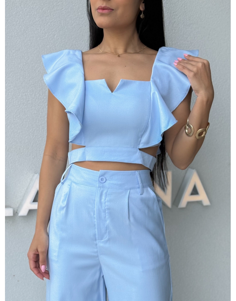 Conjunto Calça Isadora Azul