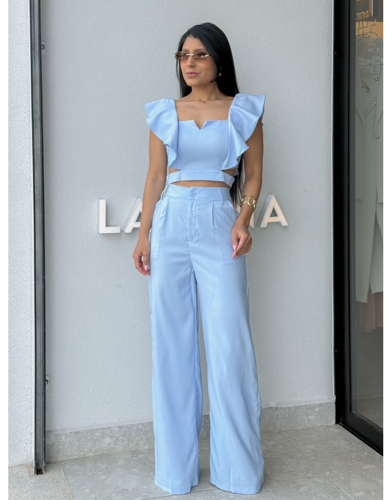 Conjunto Calça Isadora Azul