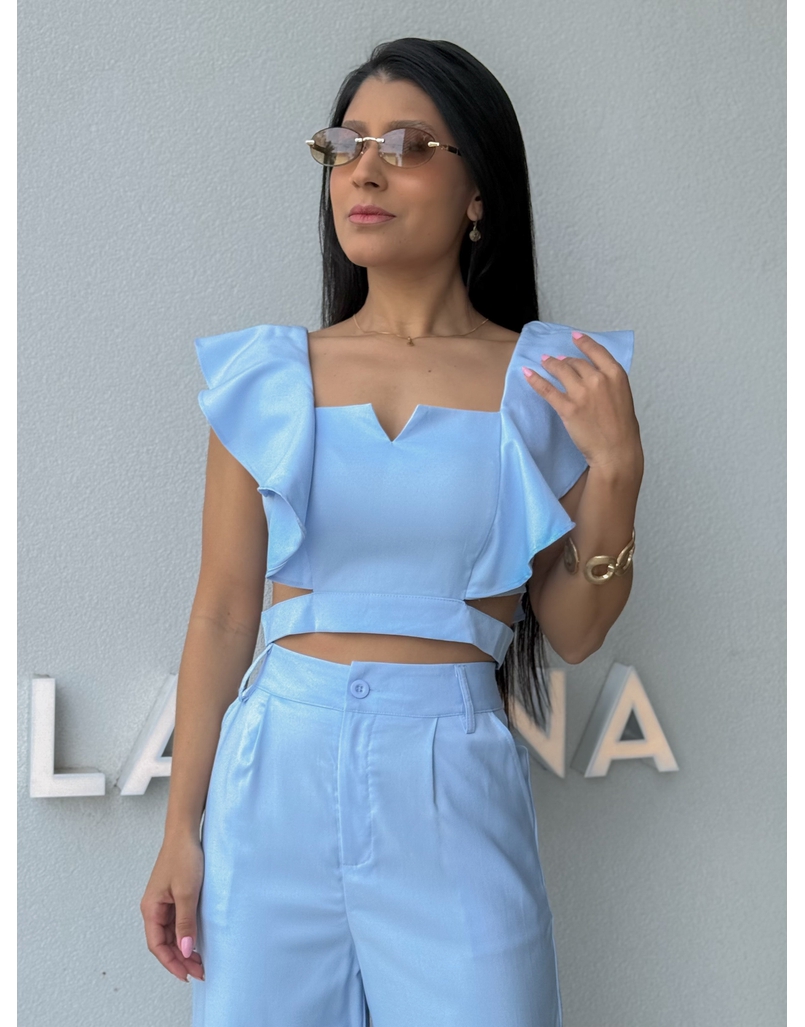 Conjunto Calça Isadora Azul