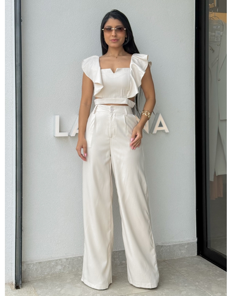 Conjunto Calça Isadora Areia