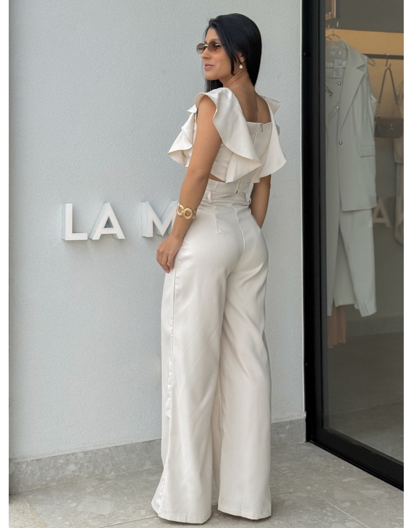 Conjunto Calça Isadora Areia