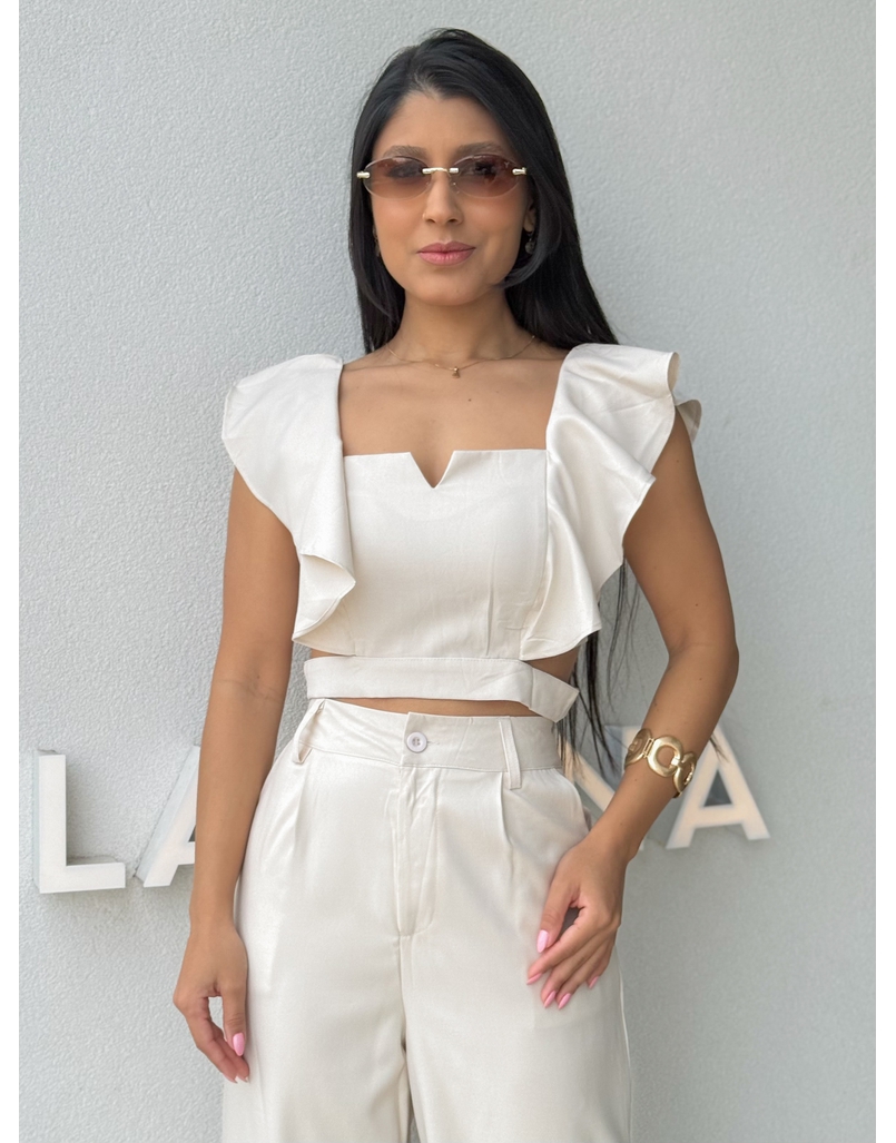 Conjunto Calça Isadora Areia