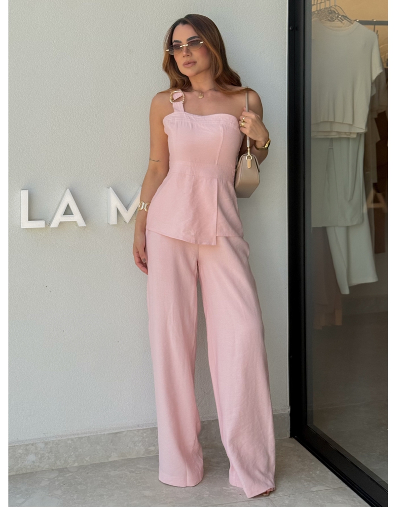 Macacão Fivela Cibele Rosa