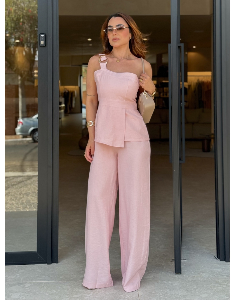 Macacão Fivela Cibele Rosa