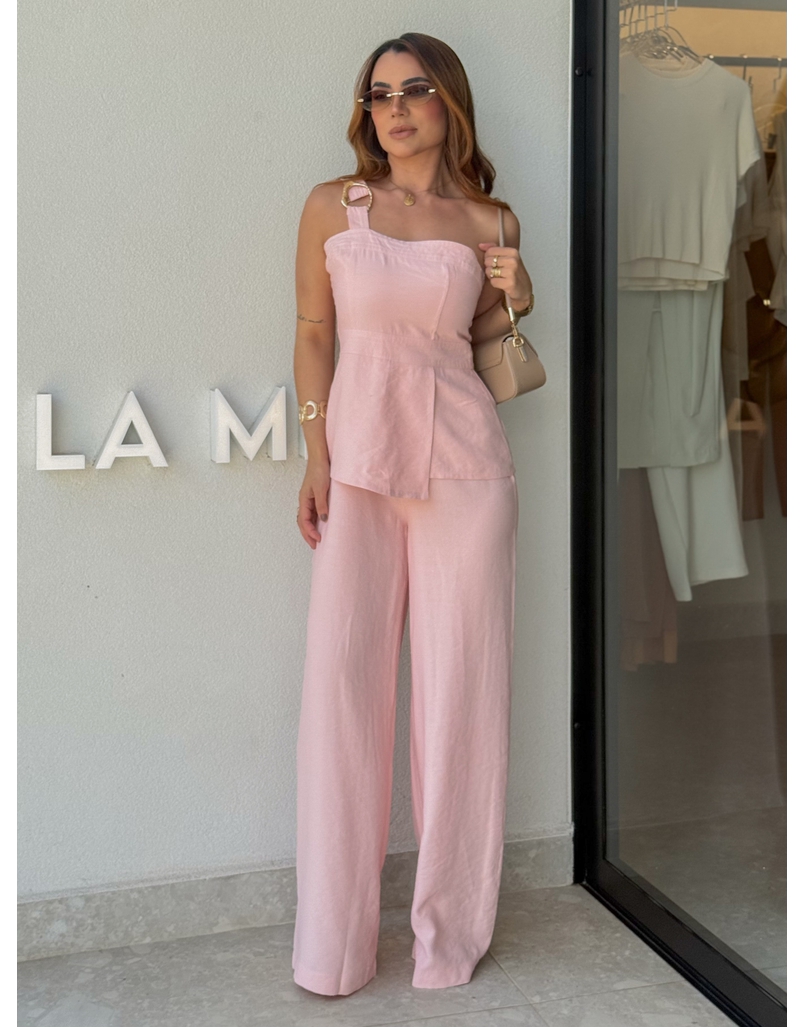 Macacão Fivela Cibele Rosa