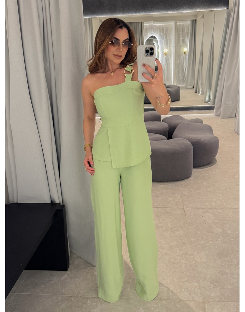 Macacão Fivela Cibele Verde