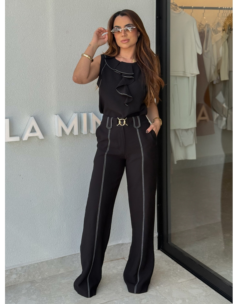 Conjunto Calça Tati Preto