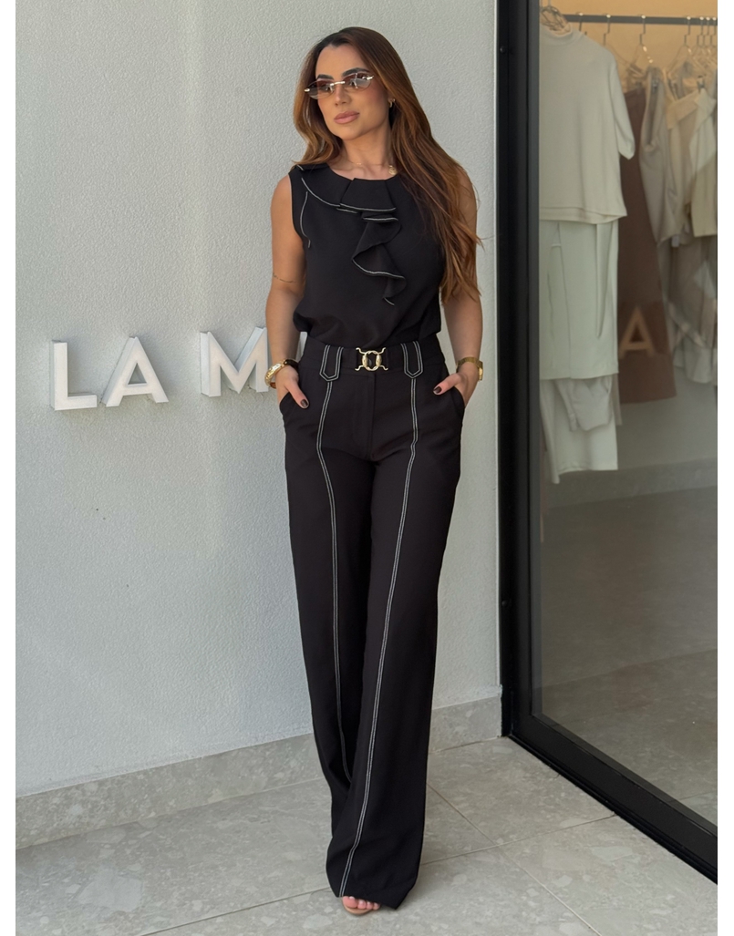 Conjunto Calça Tati Preto