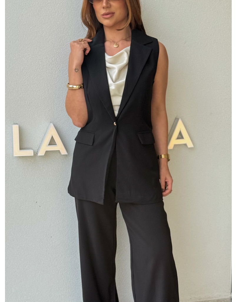 Conjunto Colete Eloise Preto