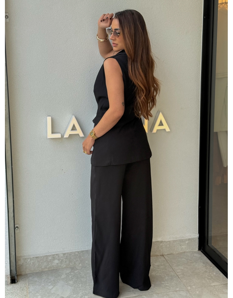 Conjunto Colete Eloise Preto