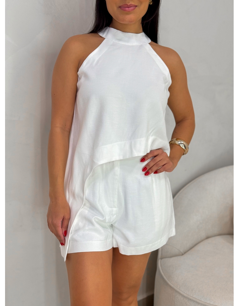 Conjunto Short Betânia Branco