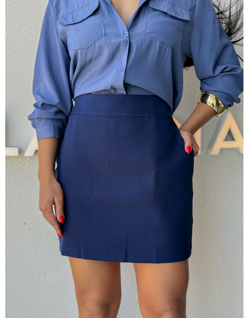 Saia Alfaiataria Pietra Marinho