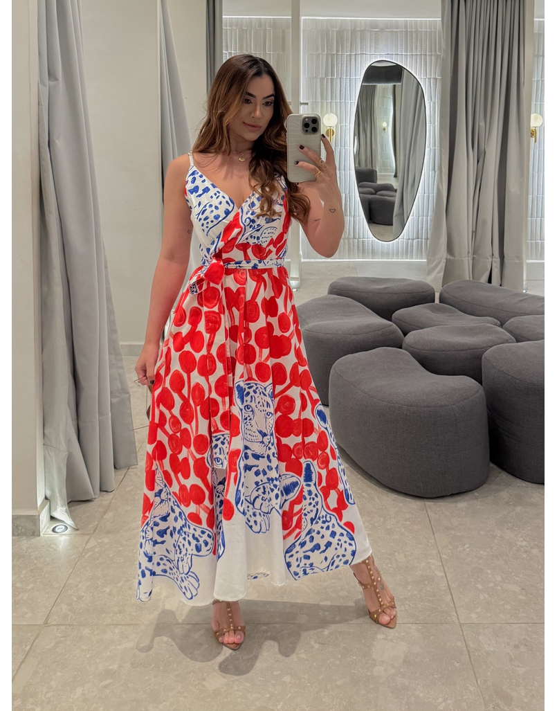 Vestido Estampado Maldivas Off