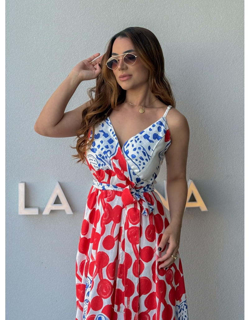 Vestido Estampado Maldivas Off