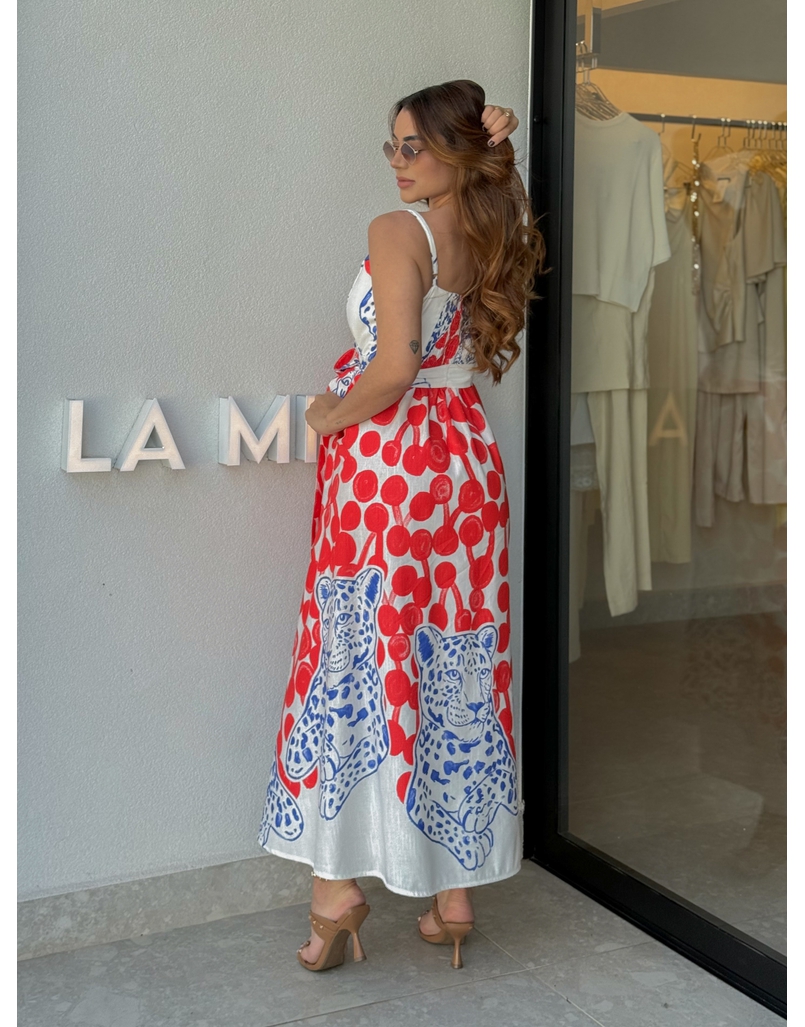 Vestido Estampado Maldivas Off