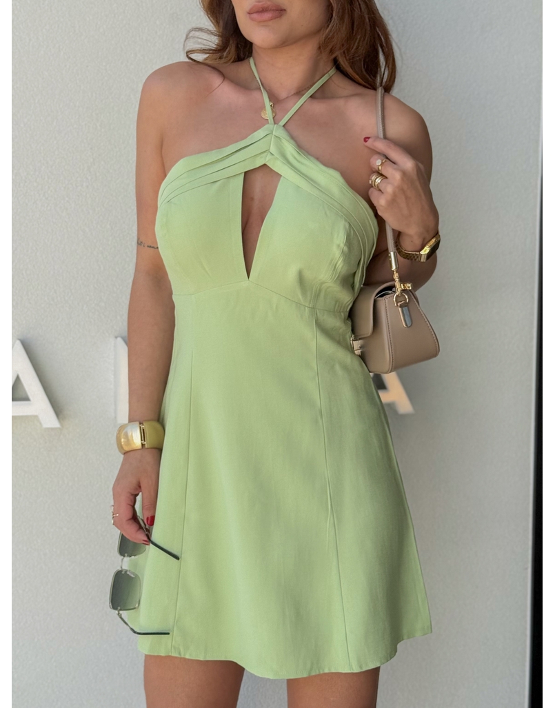 Vestido Frente Unica Luíza Verde