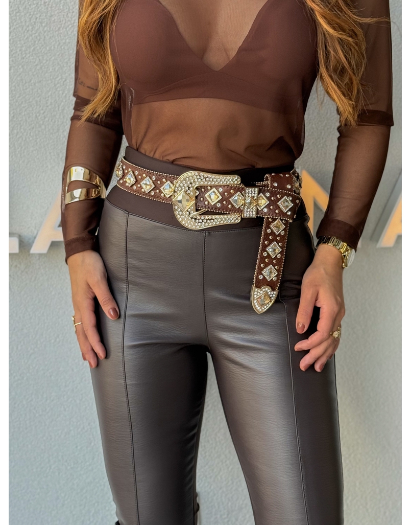 Cinto Country Pedraria Café 