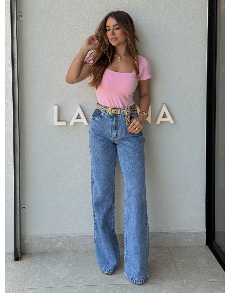 Cinto Aplicações Douradas Cappuccino