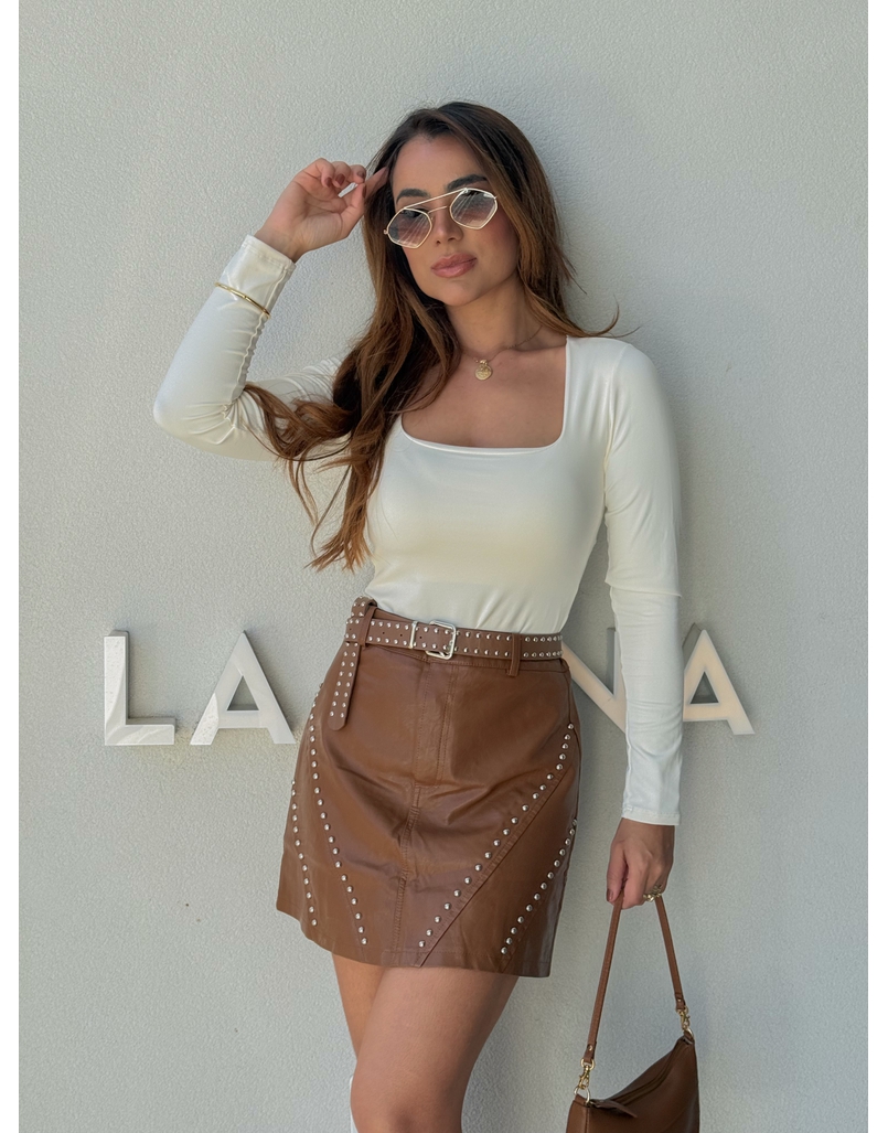 Body Manga Longa Líbia Off