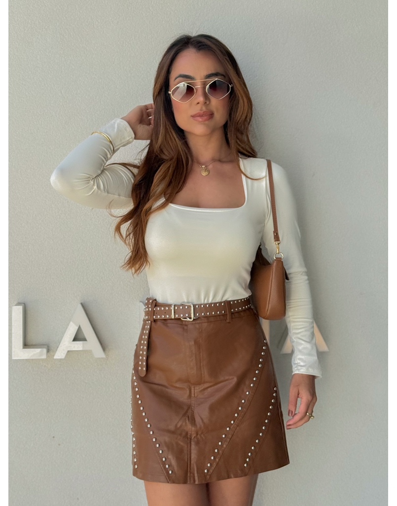 Body Manga Longa Líbia Off