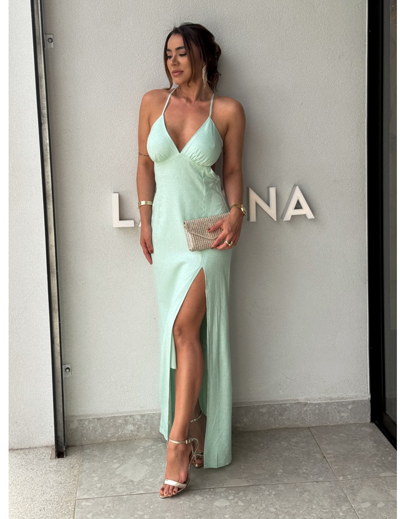 Vestido Midi Manuela Menta