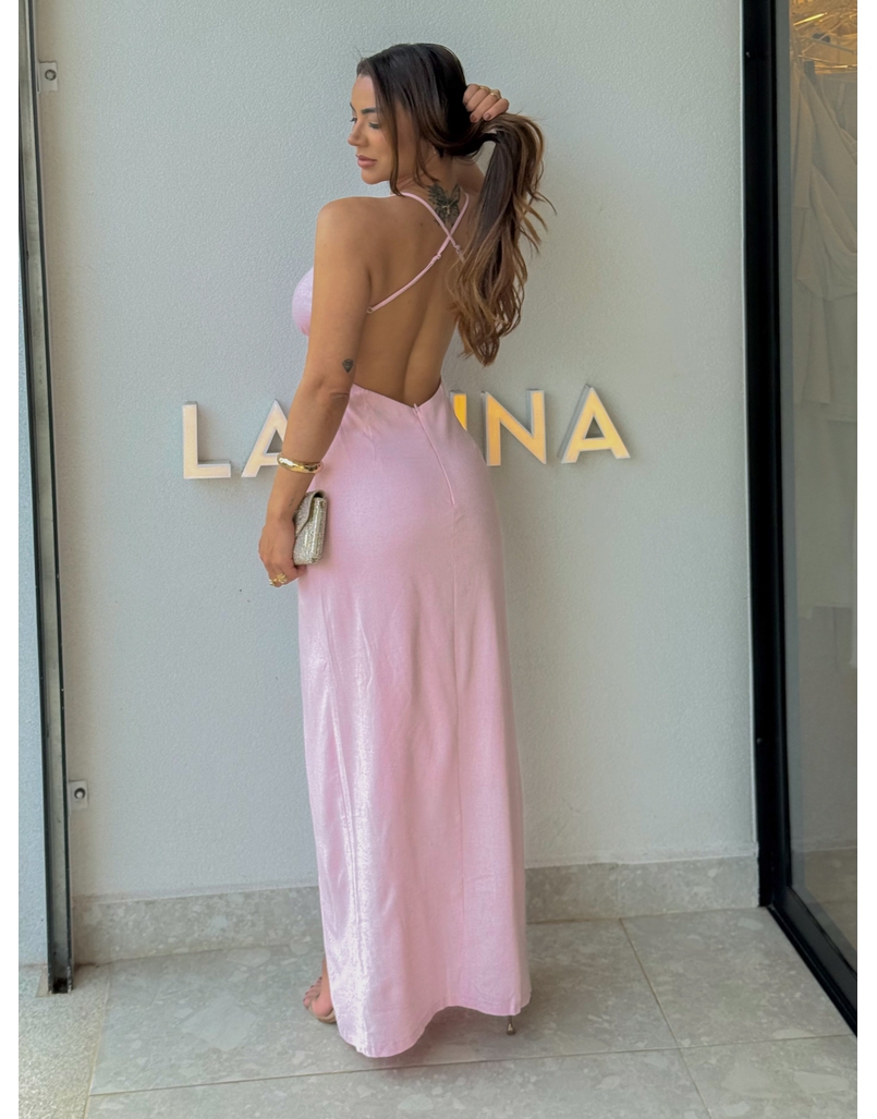 Vestido Midi Manuela Rosa