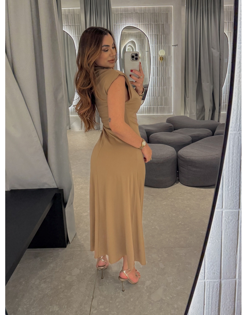 Vestido Muscle Tee Morgan Cáqui 