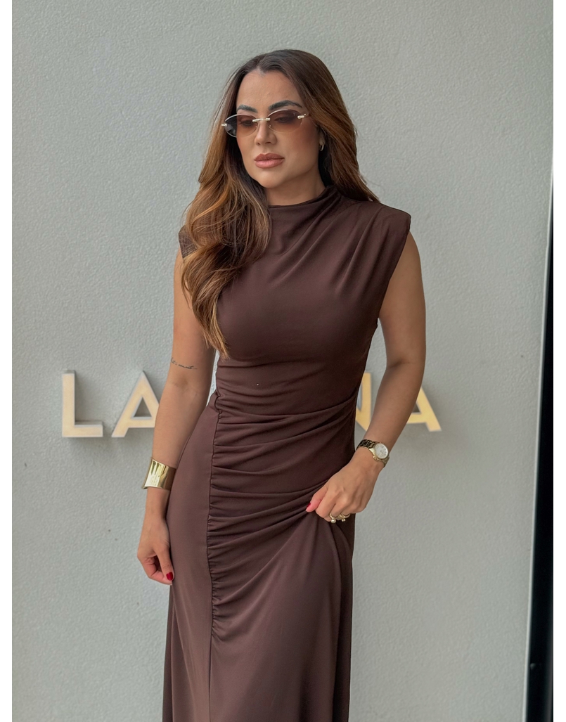 Vestido Muscle Tee Morgan Café 