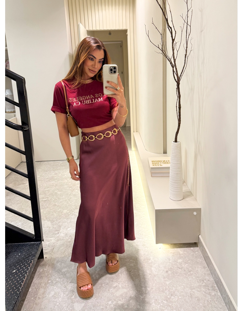 Camiseta Los Angeles Cereja 