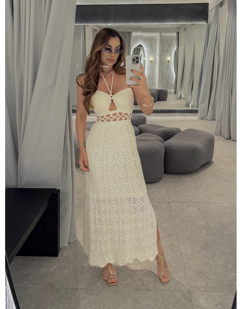 Vestido Tricot Verônica Off