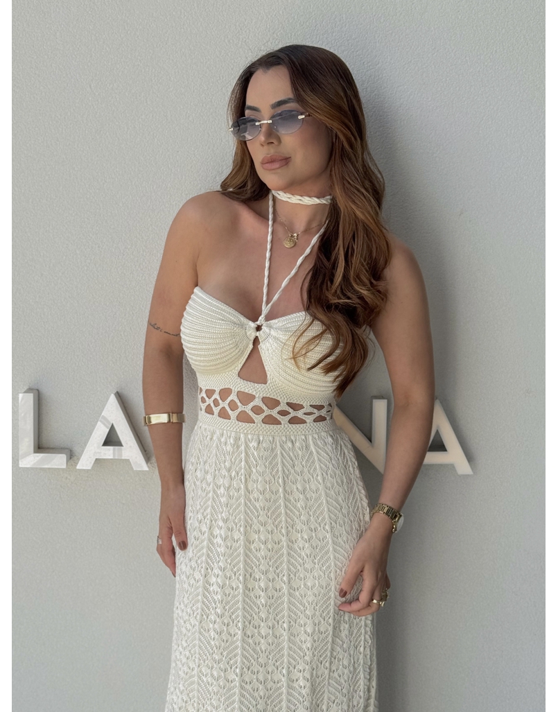 Vestido Tricot Verônica Off