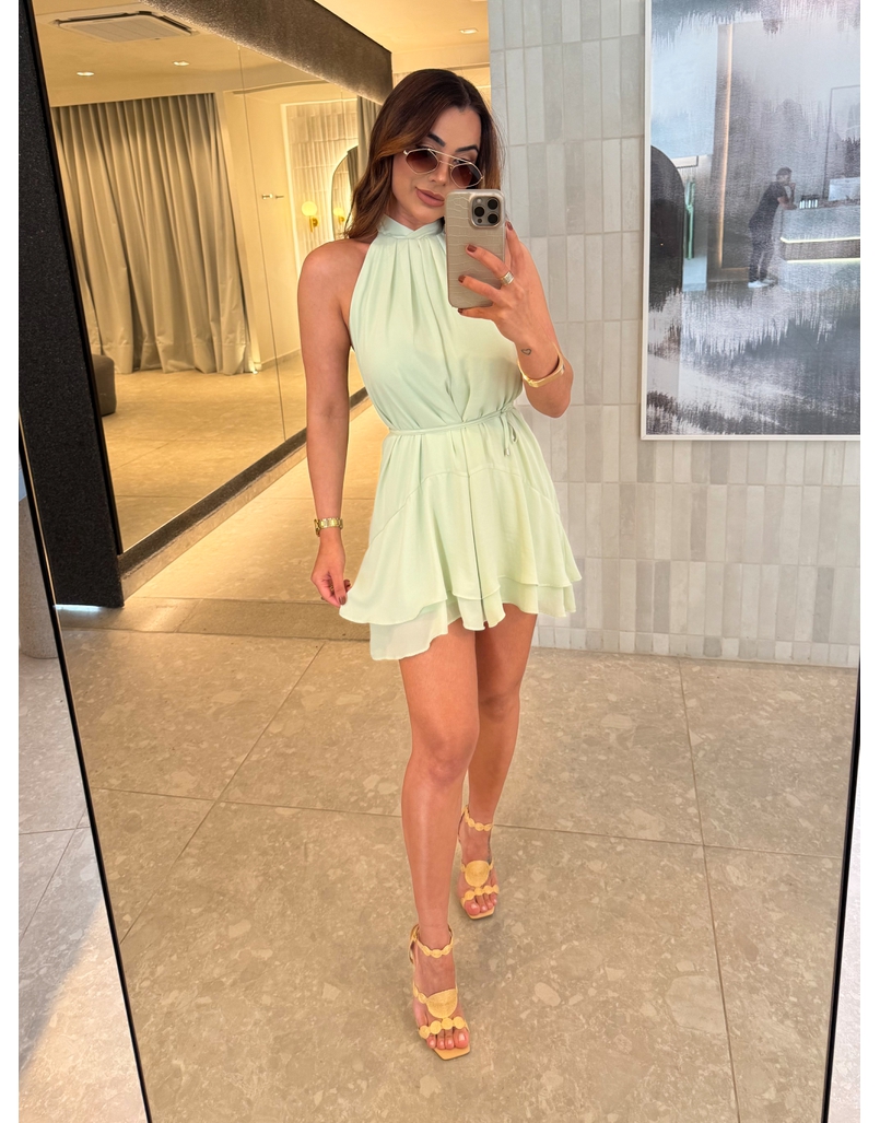 Vestido Frente Única Cecília Menta