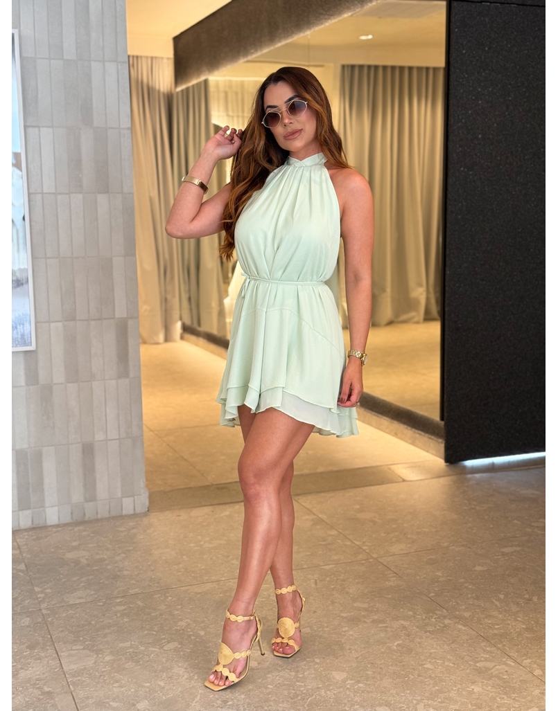 Vestido Frente Única Cecília Menta