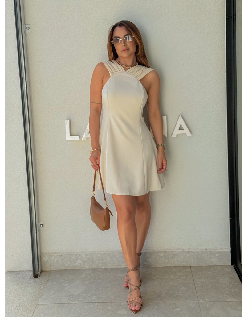 Vestido Melissa Areia 