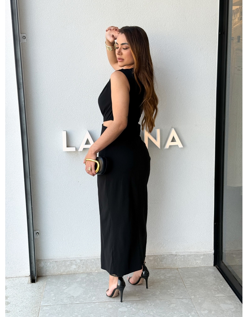 Vestido Fivela Elise Preto