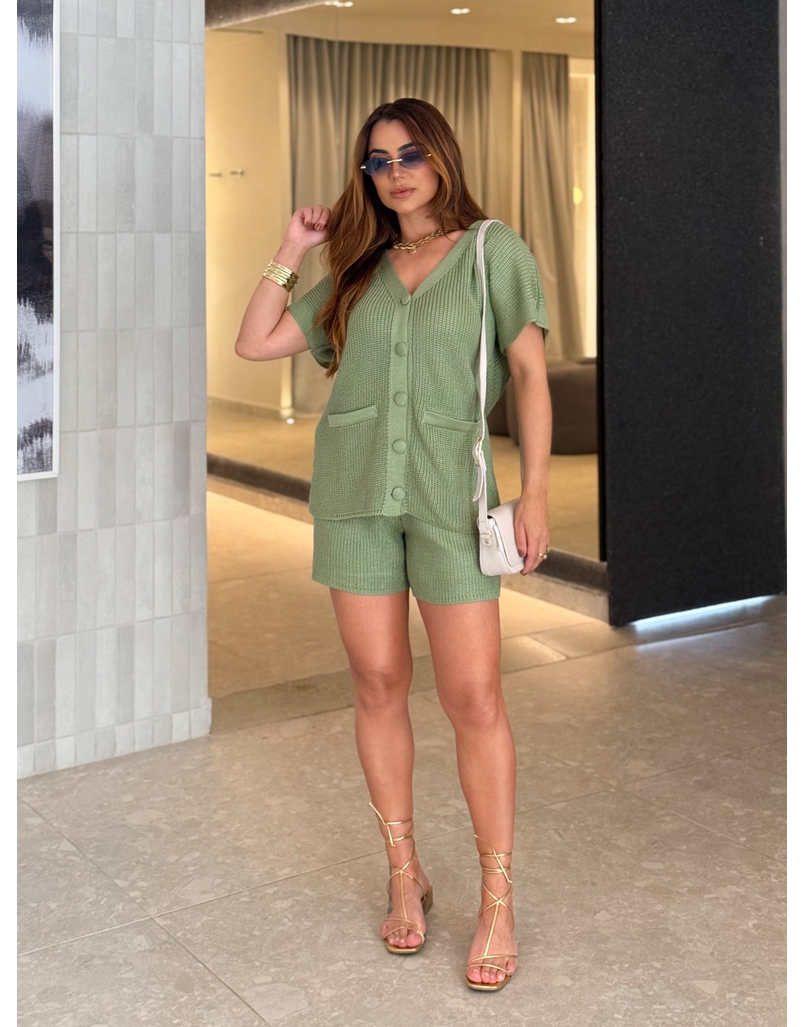 Conjunto Tricot Camily Oliva